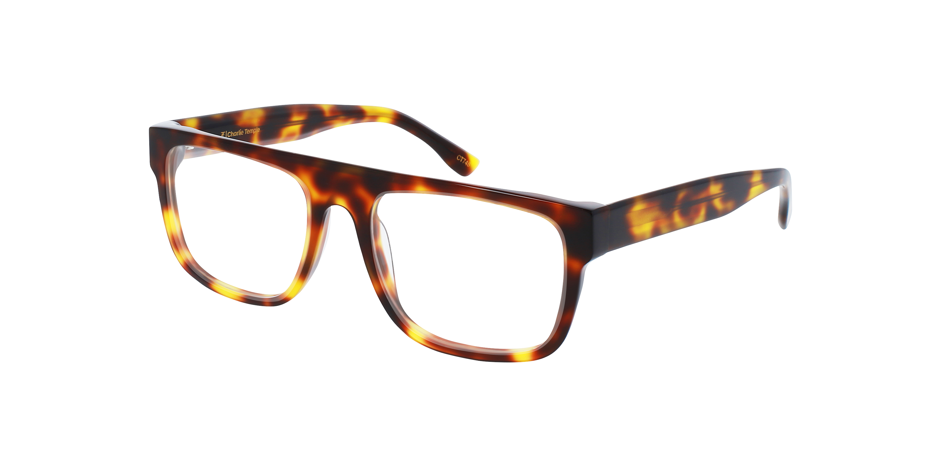 Jagger Havana Cigars AcetatEyeglass Frames von B24, Dreiviertelansicht