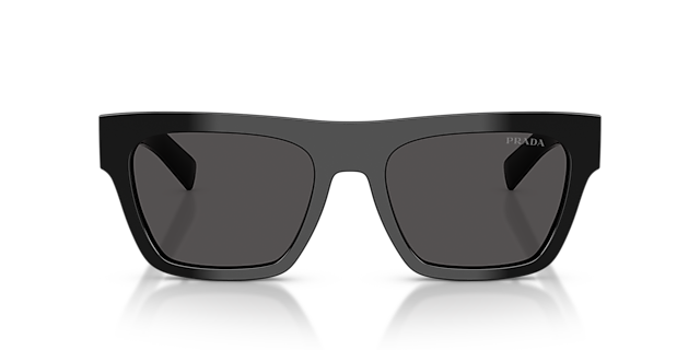 PR C03S Zwart AcetaatSunglass Frames van B24, Vooraanzicht