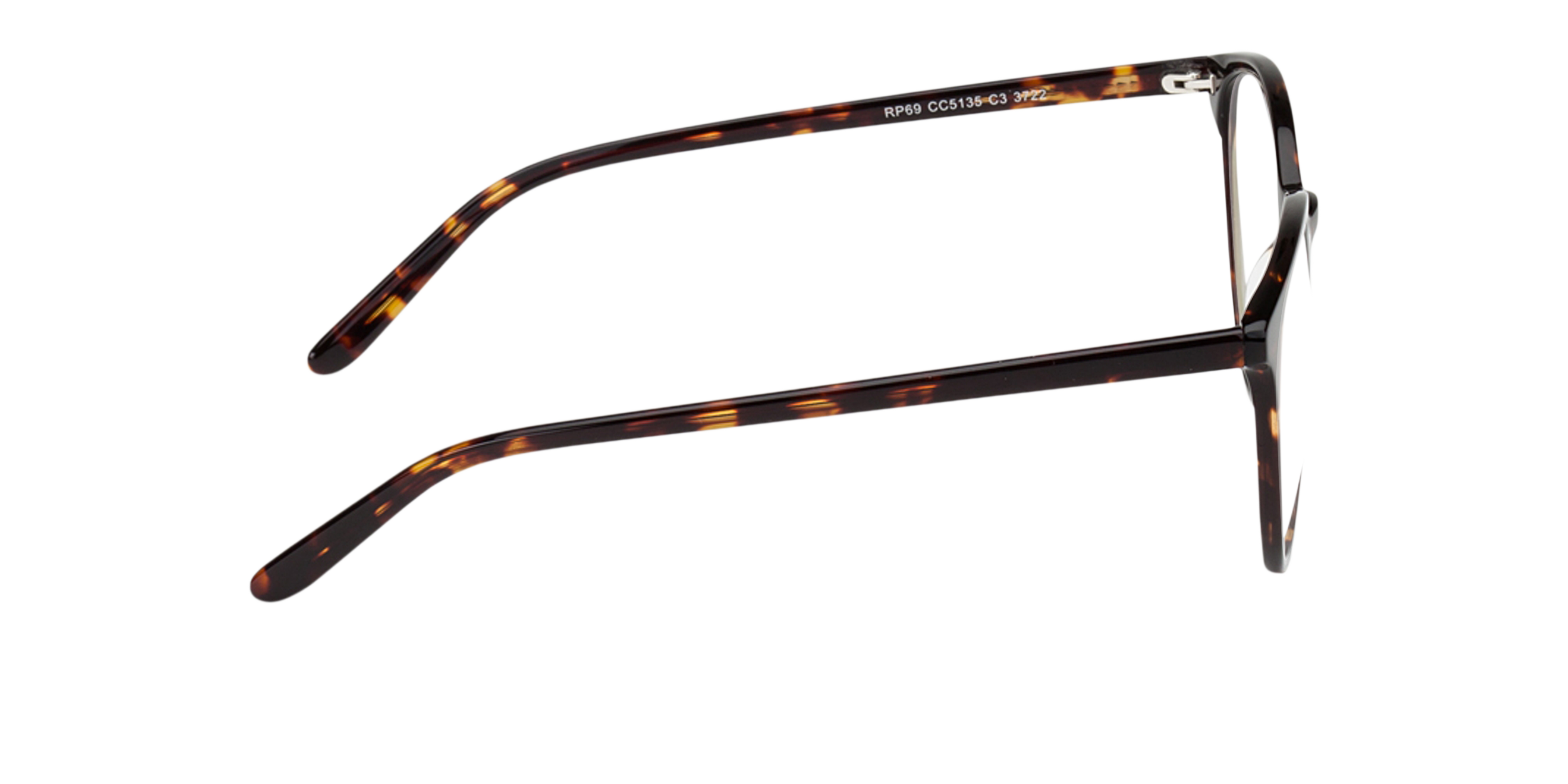 New York Havana AcetatEyeglass Frames von B24, Seitenansicht