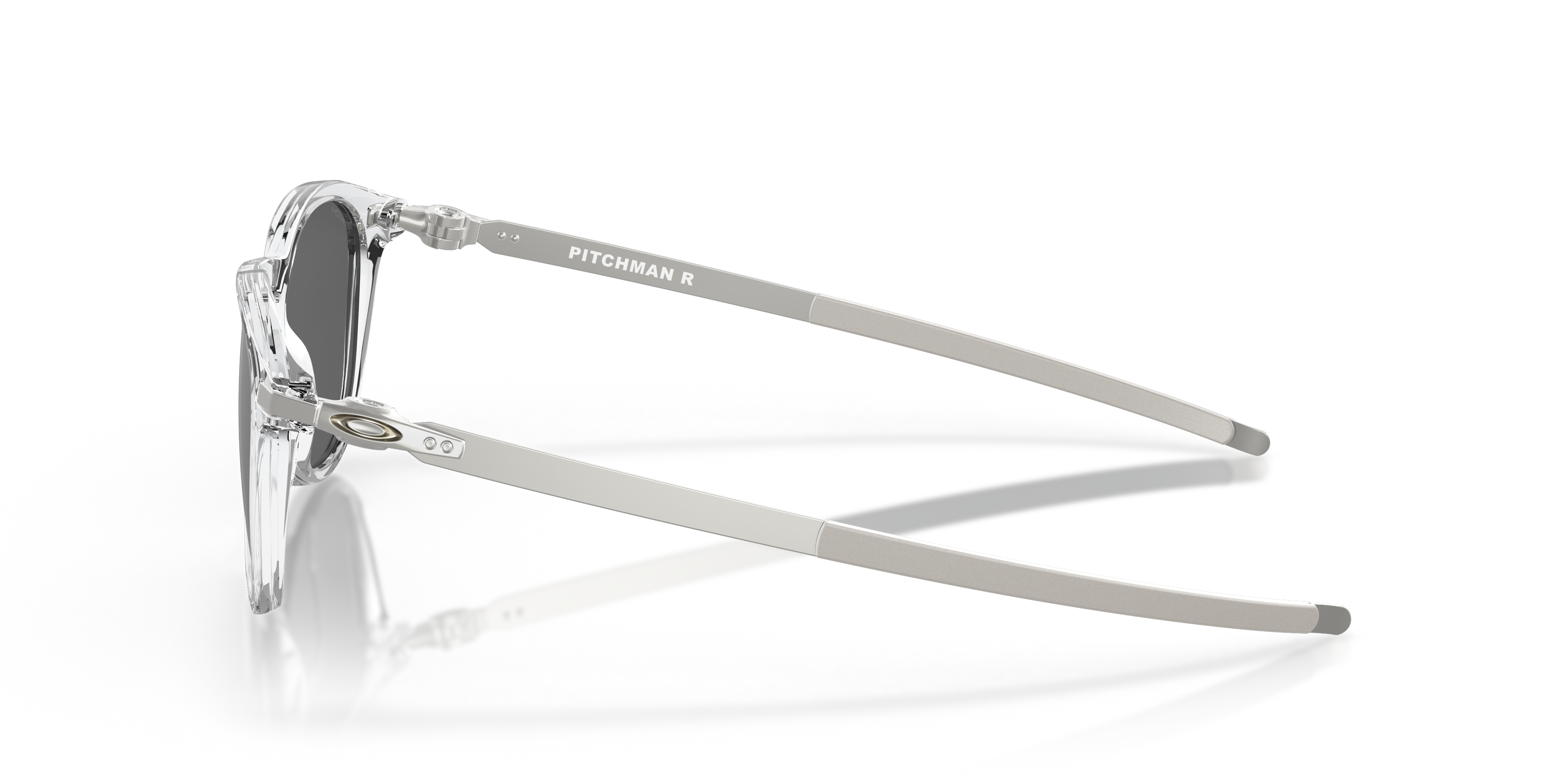 Pitchman™ R Transparent glänzend KunststoffEyeglass Frames von B24, Seitenansicht