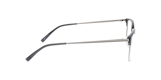 Tupelo Crystal Blue & Silver MetallEyeglass Frames von B24, Seitenansicht