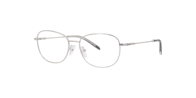 Helsingborg Silber MetallEyeglass Frames von B24, Dreiviertelansicht