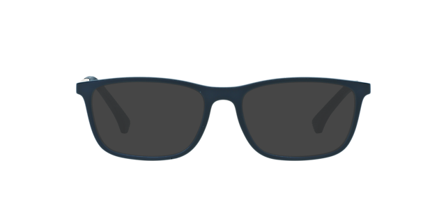 EA3069 Rubber blauw KunststofEyeglass Frames van B24, met getinte lenzen