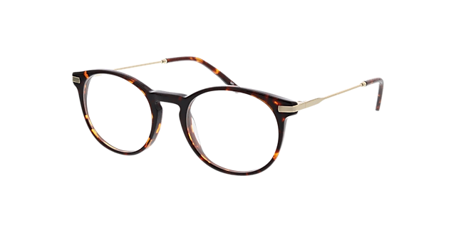 Florida Havana AcetaatEyeglass Frames van B24, Hoekweergave