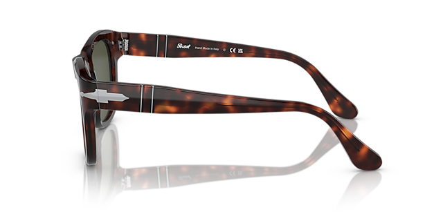 PO3313S Tortoise bruin AcetaatSunglass Frames van B24, Zijaanzicht