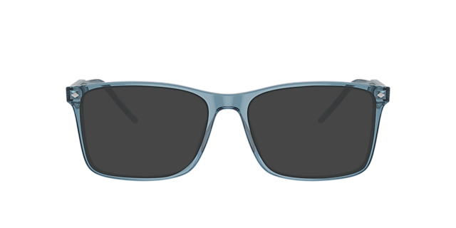 AR7258 Transparant blauw AcetaatEyeglass Frames van B24, met getinte lenzen