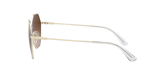 VO4180S Hellgold MetallSunglass Frames von B24, Seitenansicht