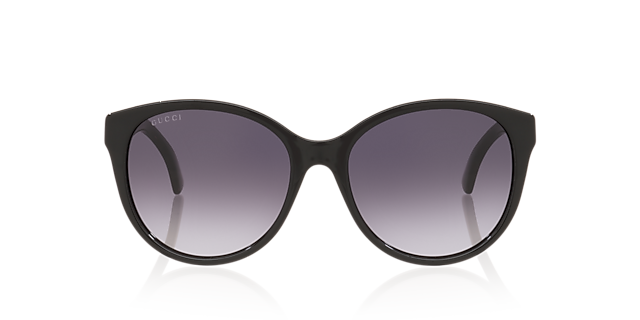 GG0631S Schwarz KunststoffSunglass Frames von B24, Vorderansicht