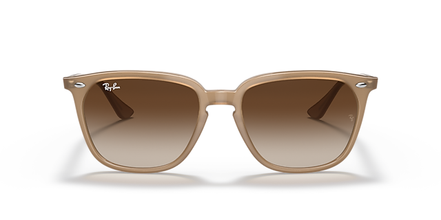RB4362 Lichtbruin KunststofSunglass Frames van B24, Vooraanzicht