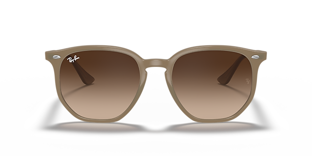 RB4306 Beige KunststoffSunglass Frames von B24, Vorderansicht