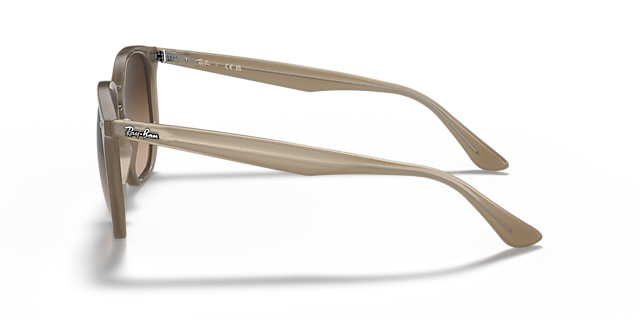 RB4306 Beige KunststoffSunglass Frames von B24, Seitenansicht