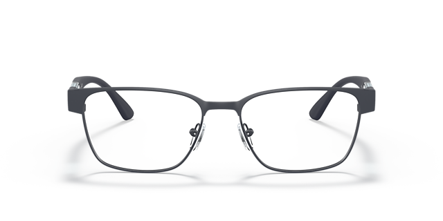 AX1052 Matt Blau MetallEyeglass Frames von B24, Vorderansicht