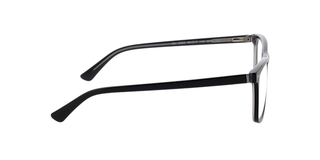 CHICAGO Trilayer Black  &  Grey AcetatEyeglass Frames von B24, Seitenansicht