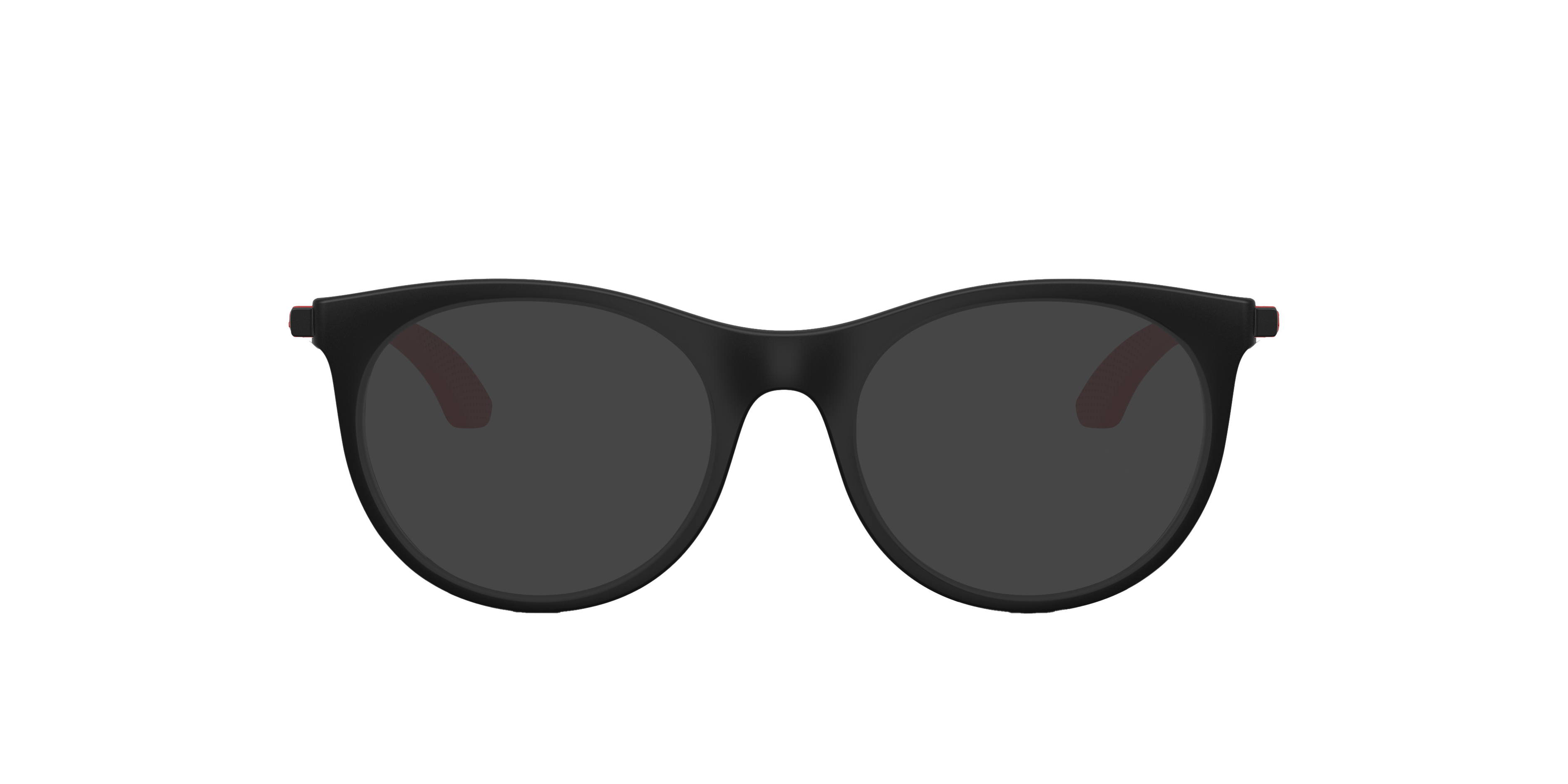 RB9082V Matzwart KunststofEyeglass Frames van B24, met getinte lenzen