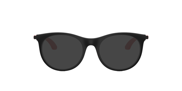 RB9082V Optics Kids Matzwart KunststofEyeglass Frames van B24, met getinte lenzen