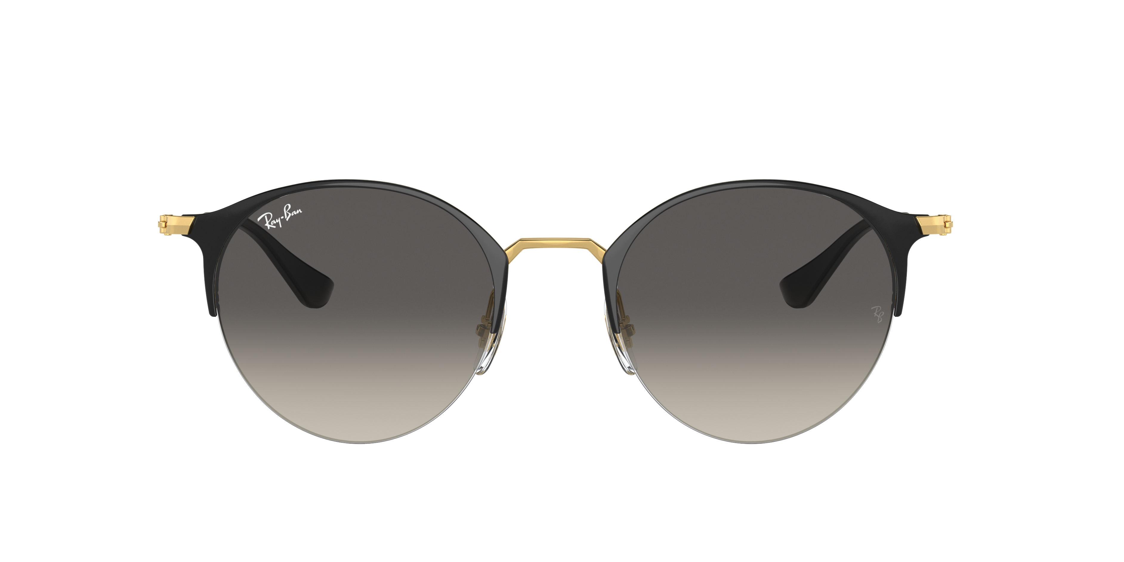 Thumbnail - Ray-Ban 8053672771152 Schwarz Auf Gold/black On Gold/purple, Size: X-Large