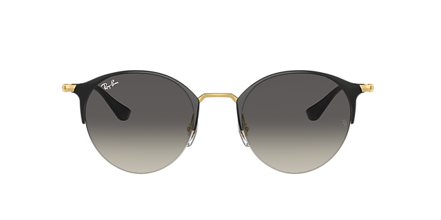 RB3578 Schwarz auf Gold MetallSunglass Frames von B24, mit getönten Gläsern