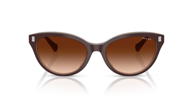 RA5326U Solid Brown Milky Brown AcetatSunglass Frames von B24, Vorderansicht