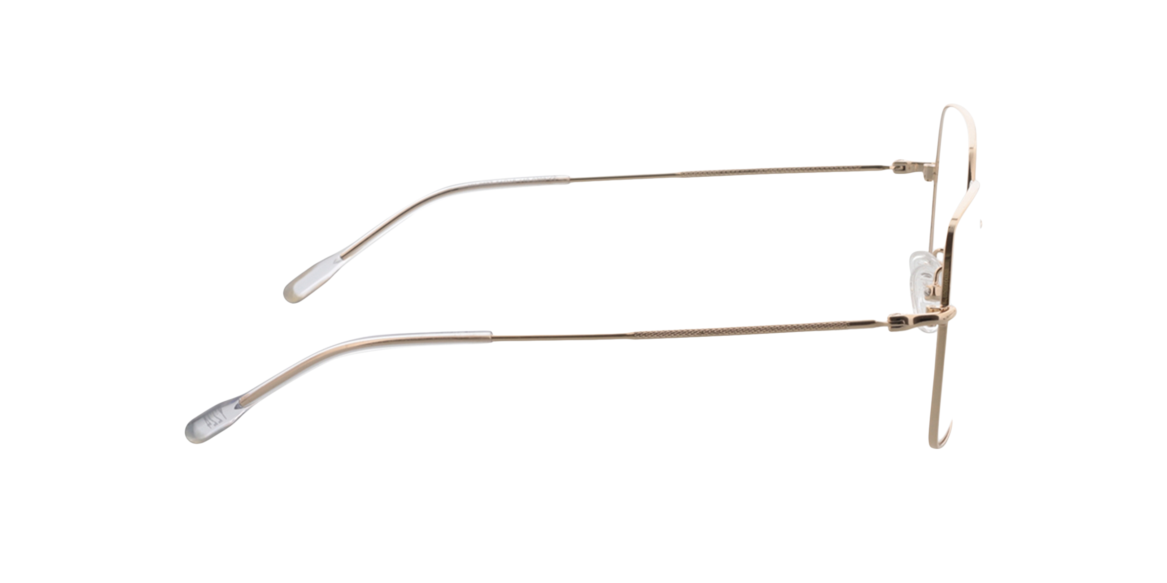 Hawaii Gold MetallEyeglass Frames von B24, Seitenansicht