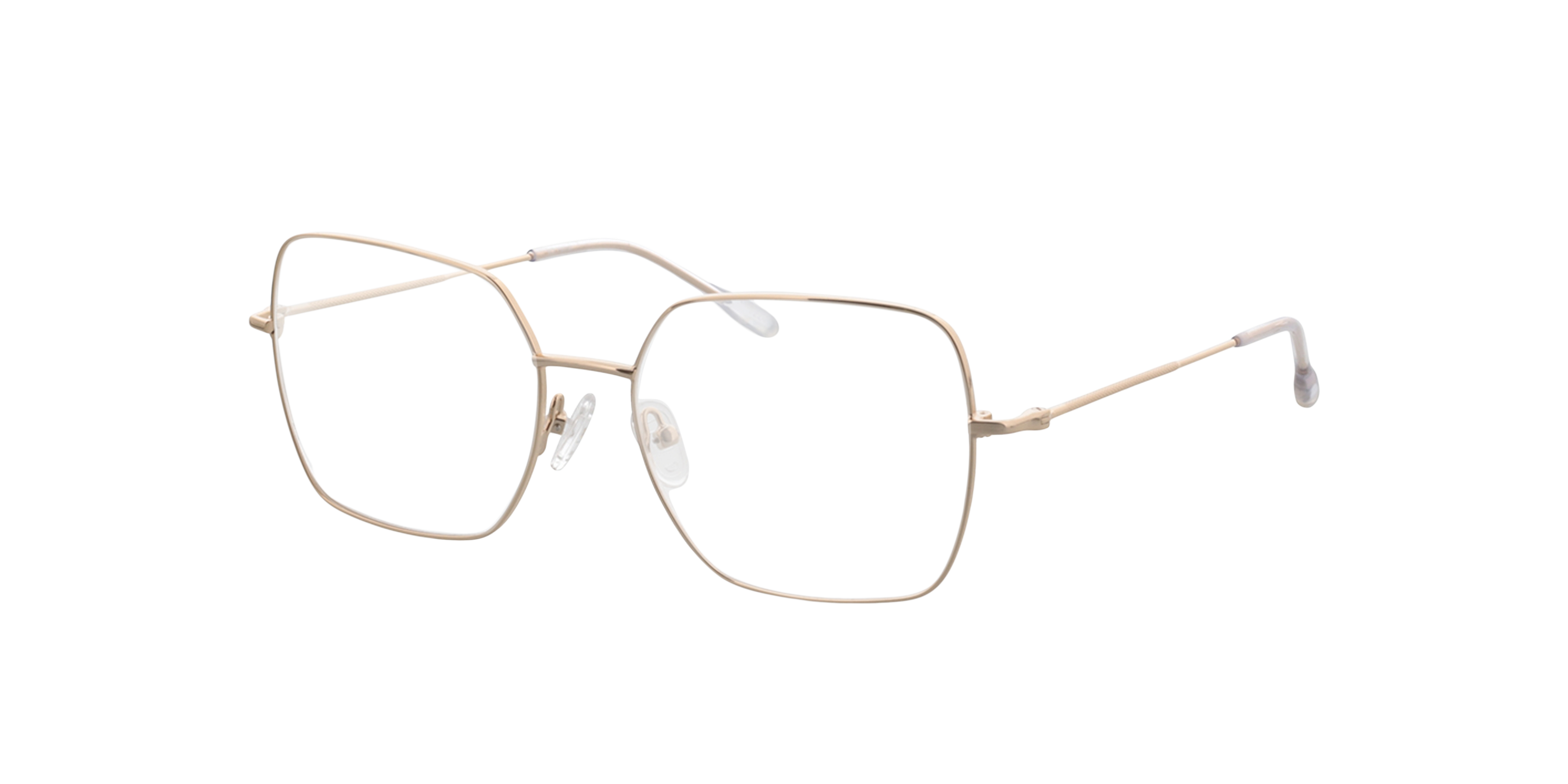 Hawaii Gold MetallEyeglass Frames von B24, Dreiviertelansicht