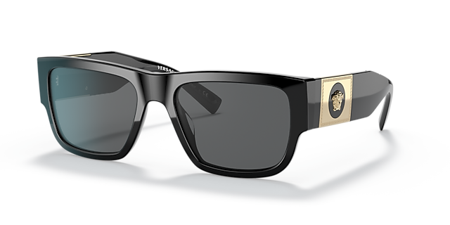 VE4406 Schwarz AcetatSunglass Frames von B24, Dreiviertelansicht