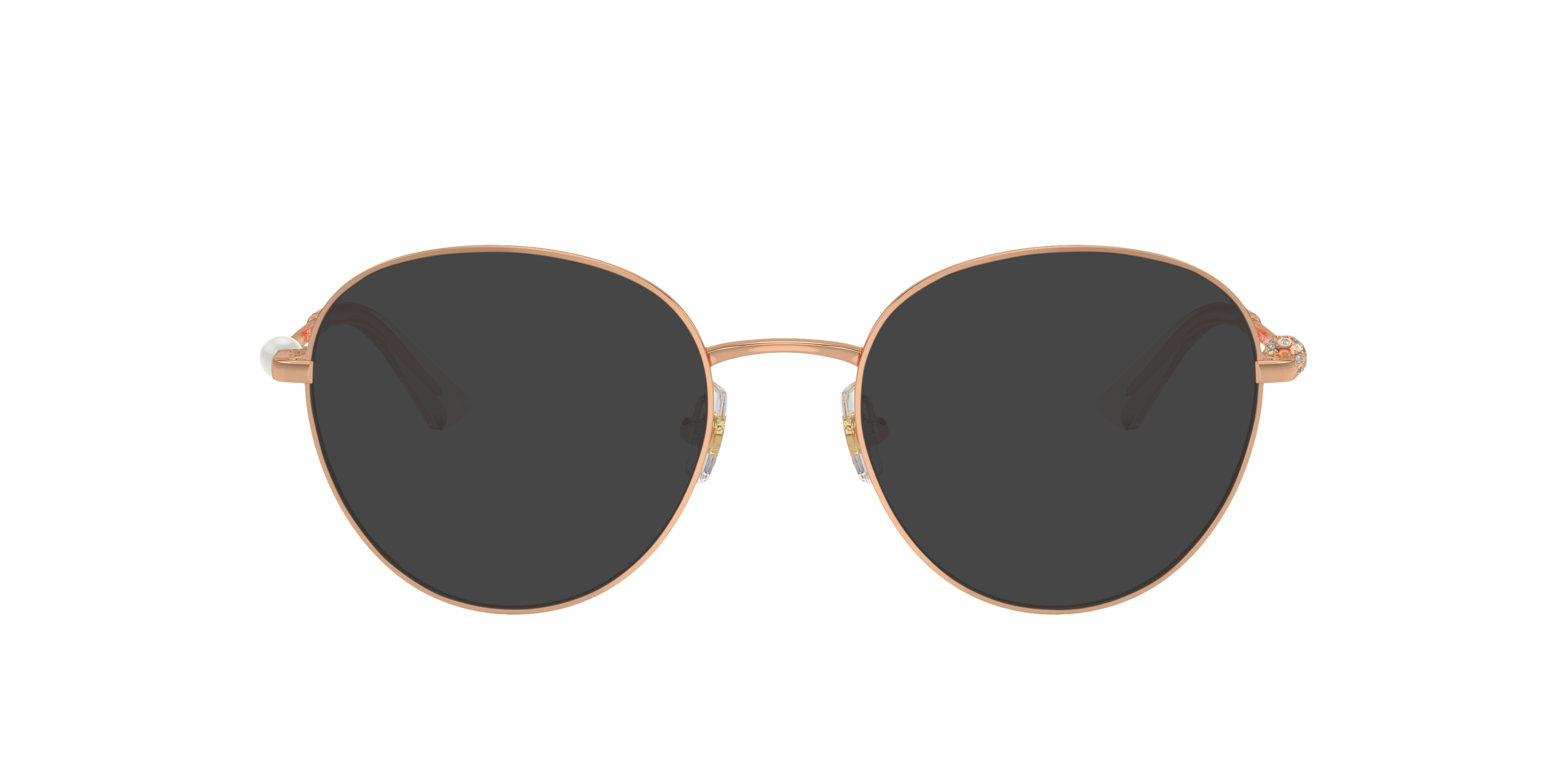 JC2004HB Roségoud MetaalEyeglass Frames van B24, met getinte lenzen