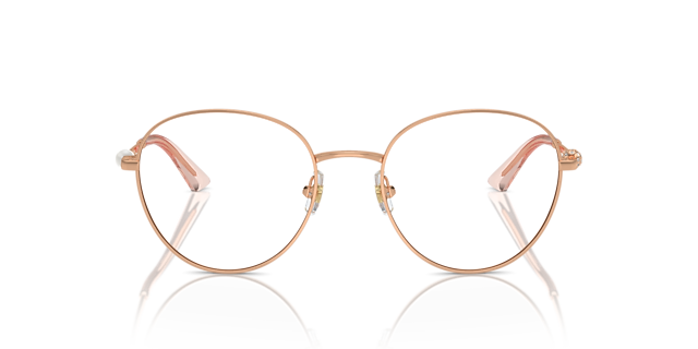 JC2004HB Rotgold MetallEyeglass Frames von B24, Vorderansicht