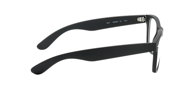 Parma Schwarz KunststoffEyeglass Frames von B24, Seitenansicht