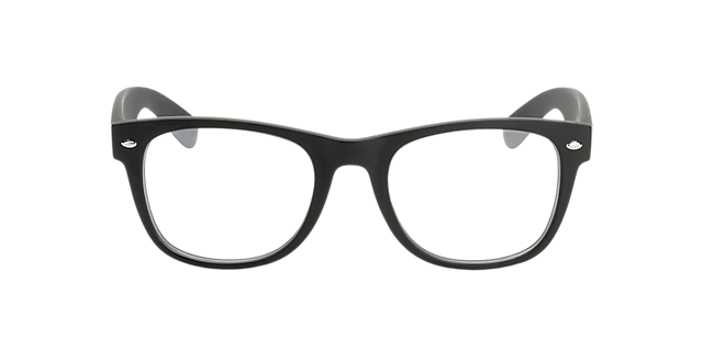 Parma Schwarz KunststoffEyeglass Frames von B24, Vorderansicht