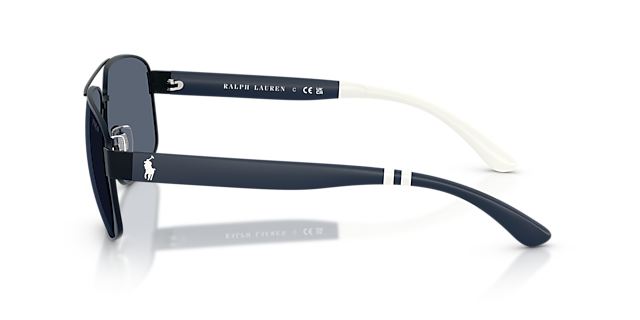 PH3112 Marineblau matt MetallSunglass Frames von B24, Seitenansicht