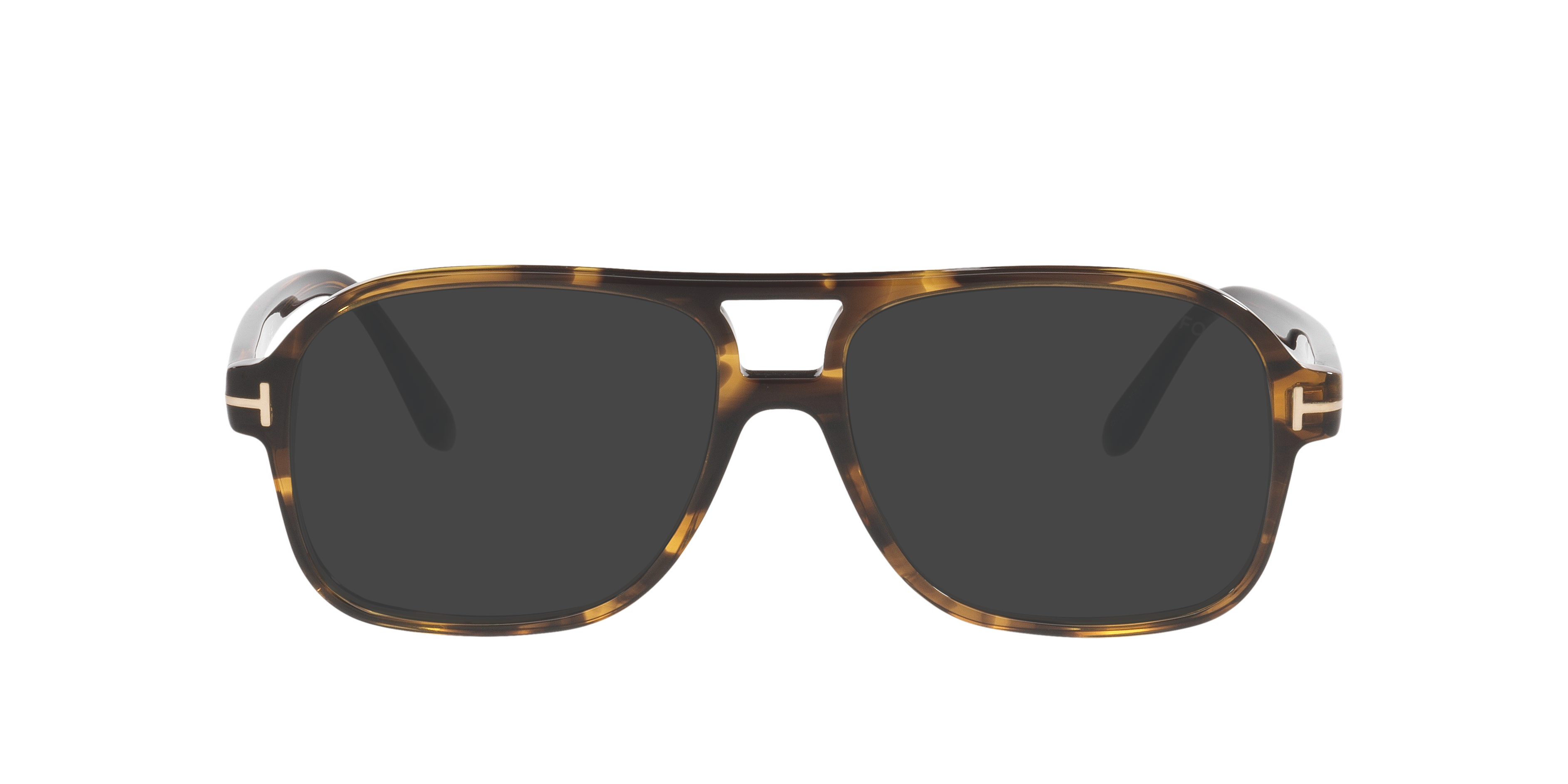 FT6058-B Tortoise Clear AcetaatEyeglass Frames van B24, met getinte lenzen
