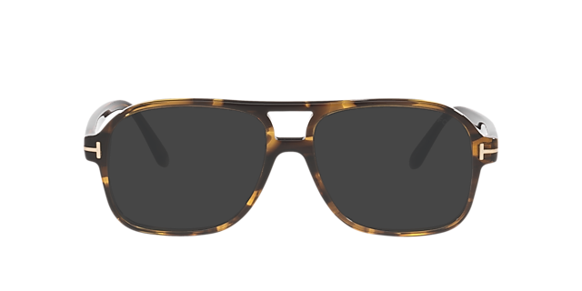 FT6058-B Tortoise Clear AcetaatEyeglass Frames van B24, met getinte lenzen