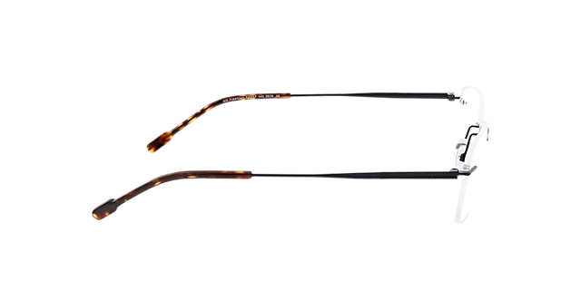 Freetown Mattblau MetallEyeglass Frames von B24, Seitenansicht