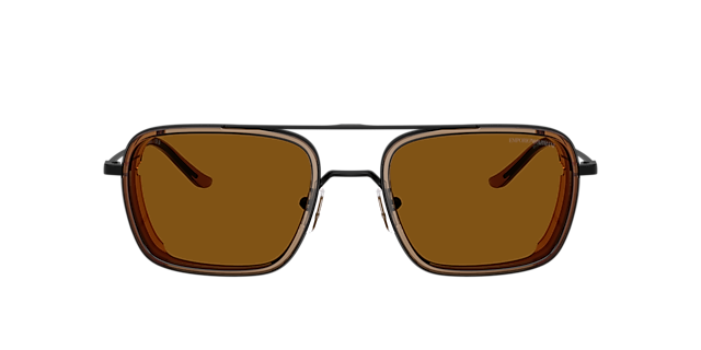 EA2162 Matt Schwarz MetallSunglass Frames von B24, mit getönten Gläsern