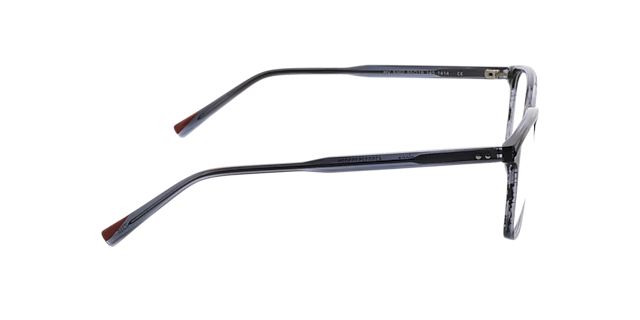 Barcelona Crystal Grey Horn AcetaatEyeglass Frames van B24, Zijaanzicht