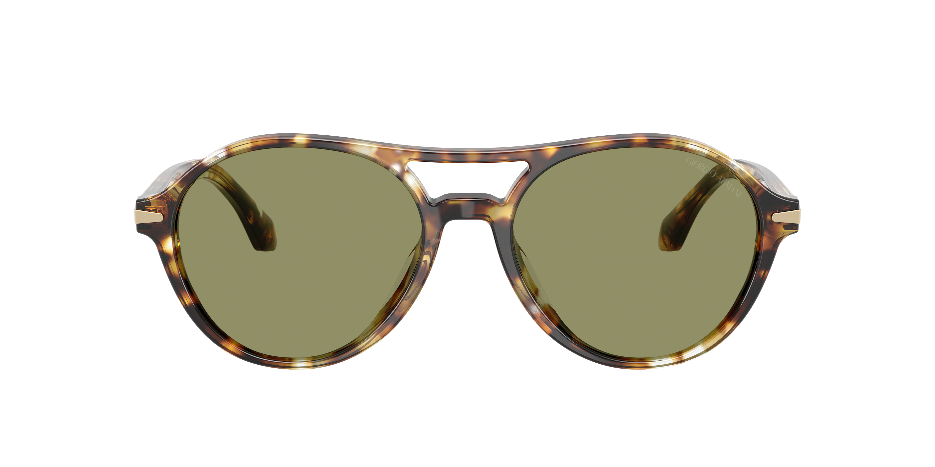AR8236U Yellow Havana AcetatSunglass Frames von B24, mit getönten Gläsern