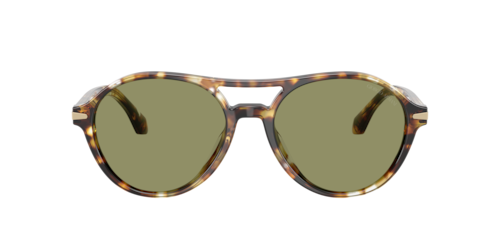 Giorgio Armani - AR8236U, Herren, Yellow Havana/Red Havana, Größe: Large