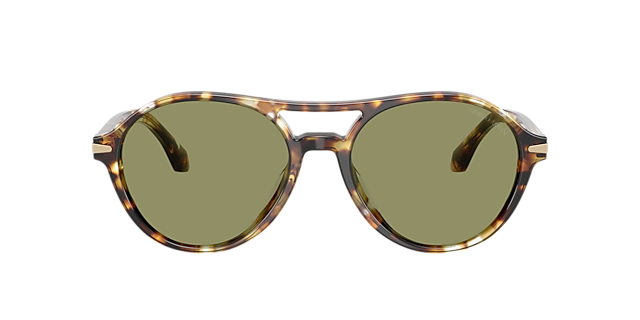AR8236U Yellow Havana AcetatSunglass Frames von B24, mit getönten Gläsern