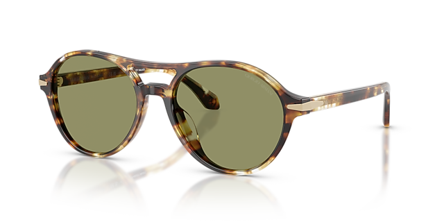 AR8236U Yellow Havana AcetatSunglass Frames von B24, Dreiviertelansicht
