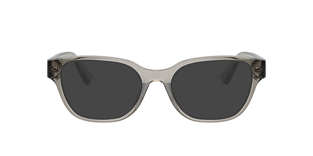 AX3134U Glanzend Transparant Grijs KunststofEyeglass Frames van B24, met getinte lenzen