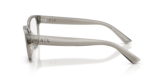 AX3134U Glanzend Transparant Grijs KunststofEyeglass Frames van B24, Zijaanzicht