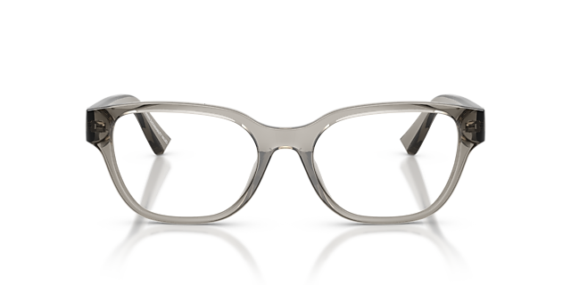 AX3134U Glanzend Transparant Grijs KunststofEyeglass Frames van B24, Vooraanzicht