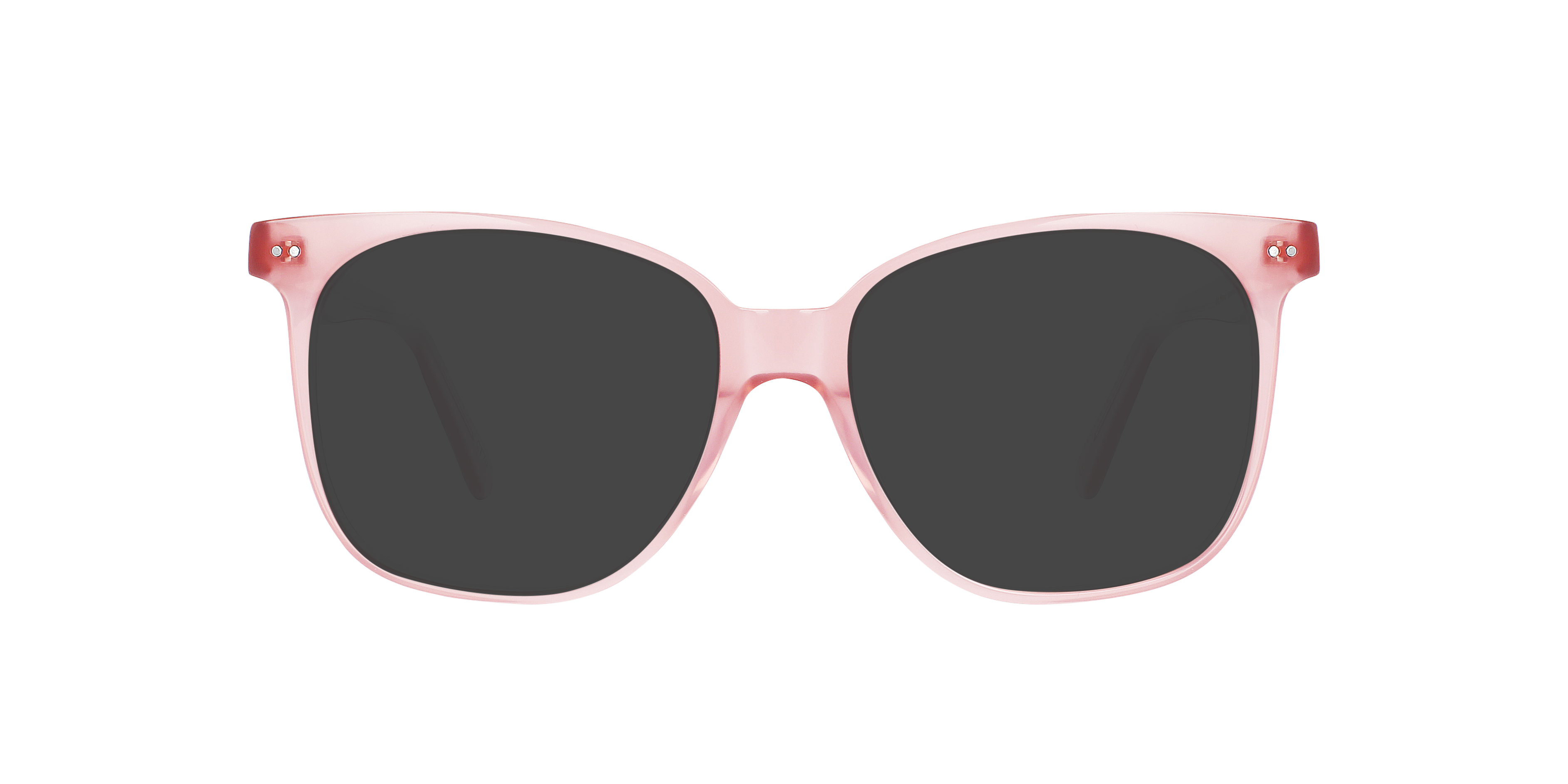 Big Mama Milky Dark Rose AcetatEyeglass Frames von B24, mit getönten Gläsern