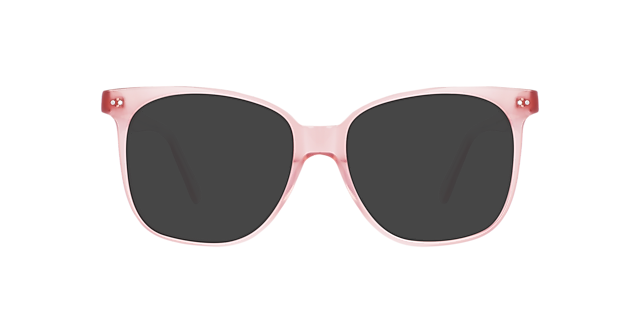 Big Mama Milky Dark Rose AcetatEyeglass Frames von B24, mit getönten Gläsern