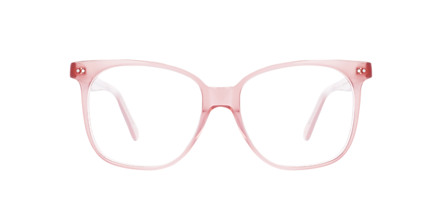 Big Mama Milky Dark Rose AcetatEyeglass Frames von B24, Vorderansicht