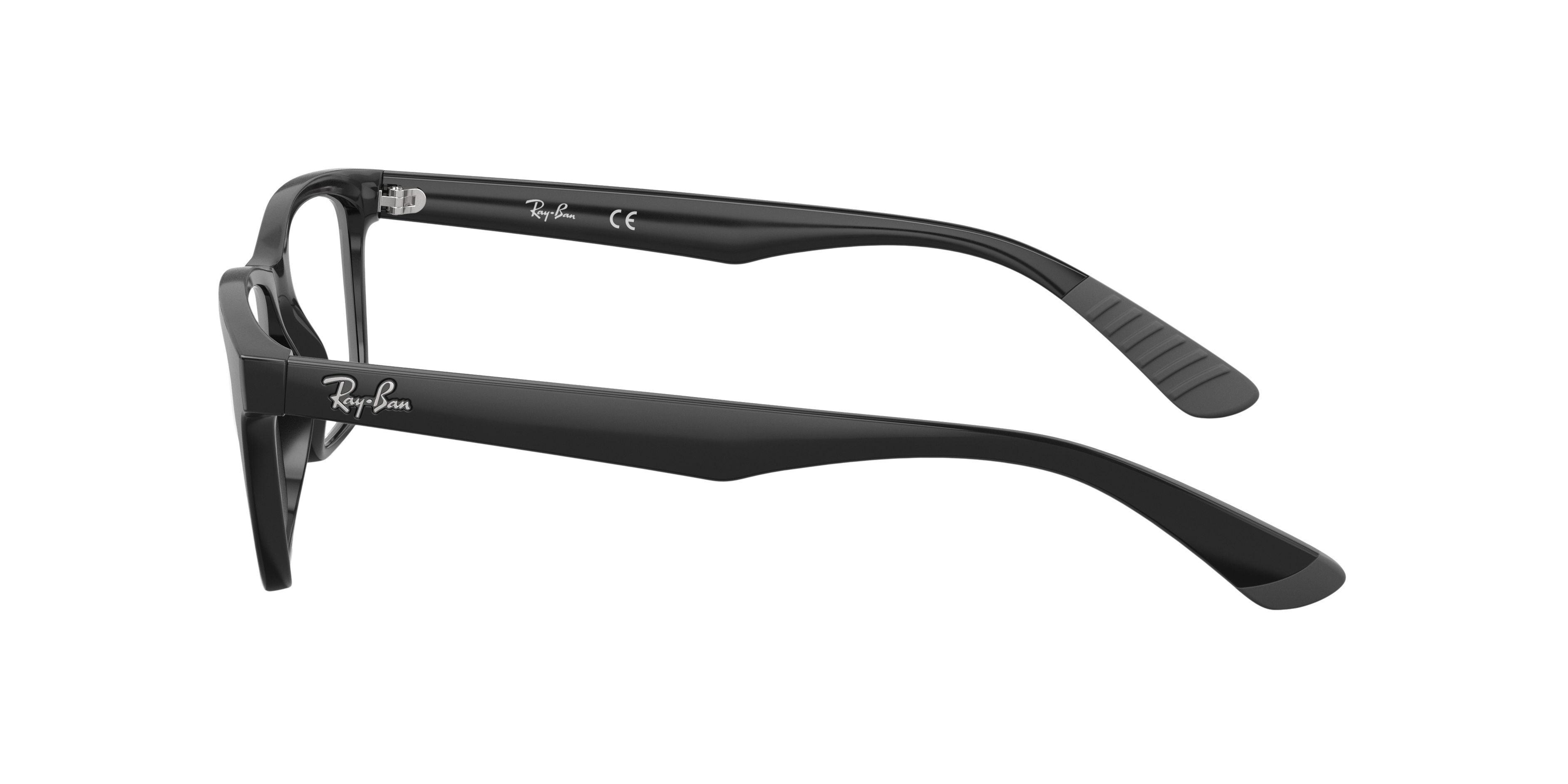 RB7025 Schwarz KunststoffEyeglass Frames von B24, Seitenansicht