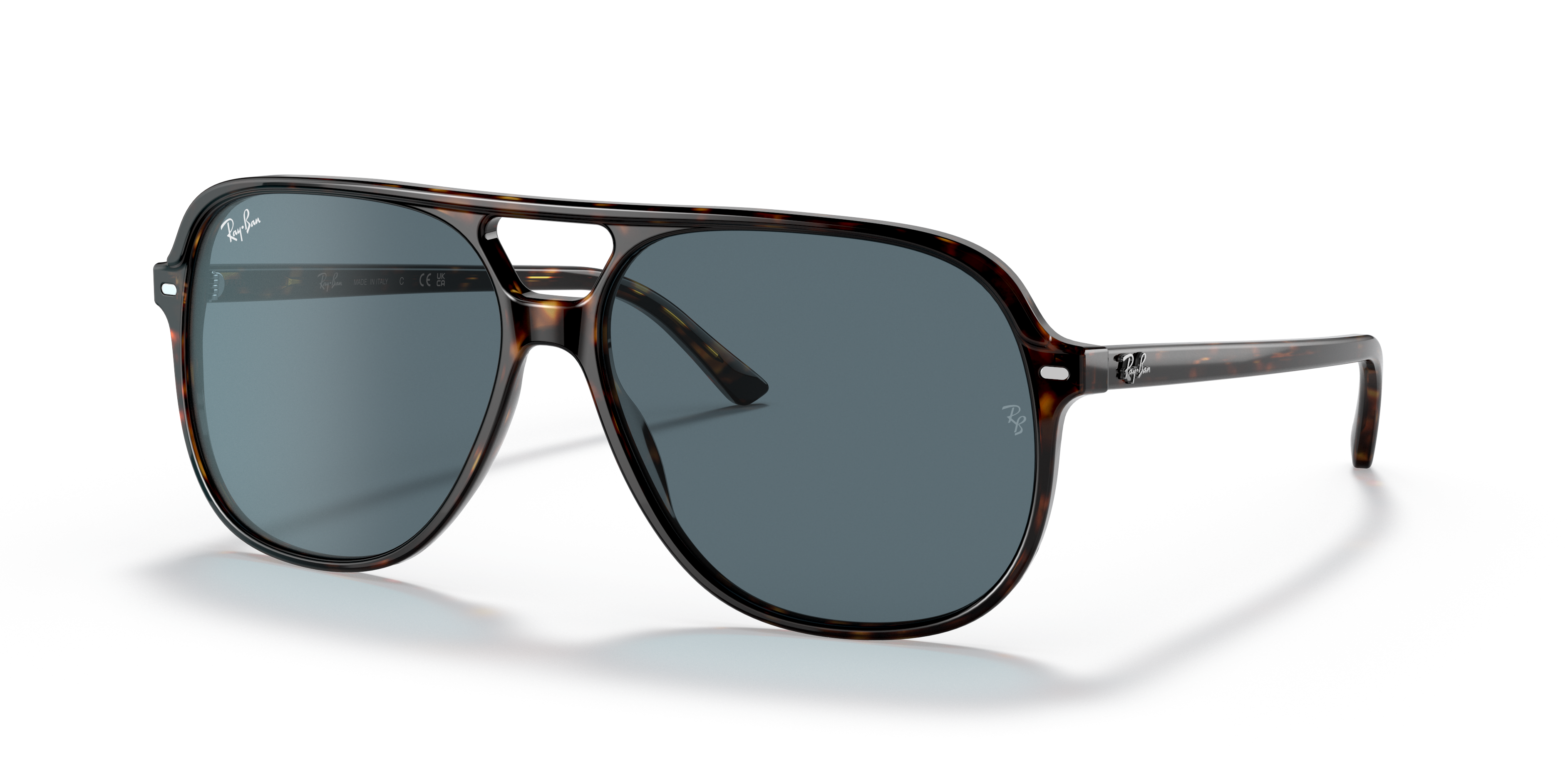 RB2198 Havana AcetatSunglass Frames von B24, Dreiviertelansicht