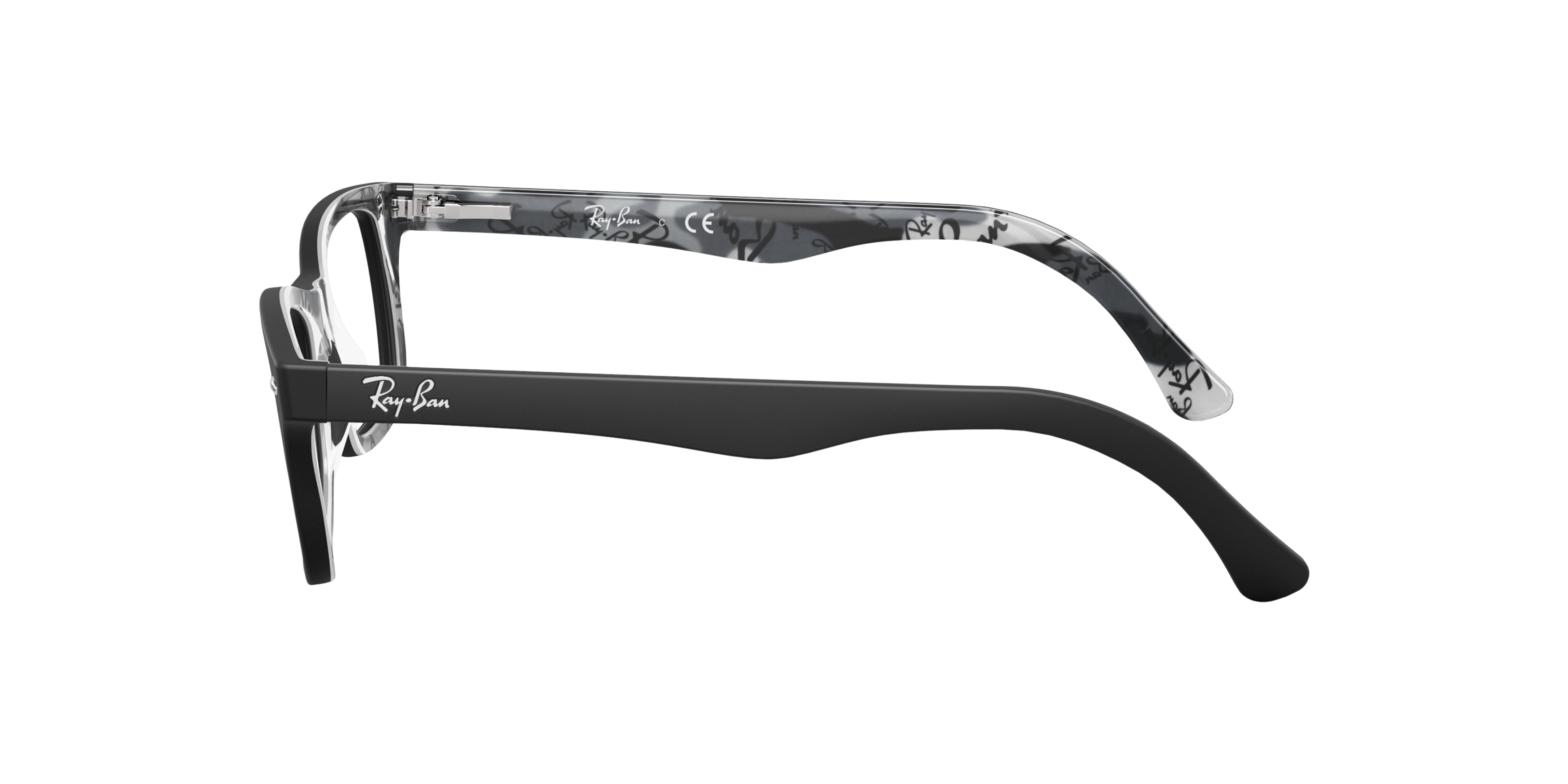 RB5228 Zwart AcetaatEyeglass Frames van B24, Zijaanzicht