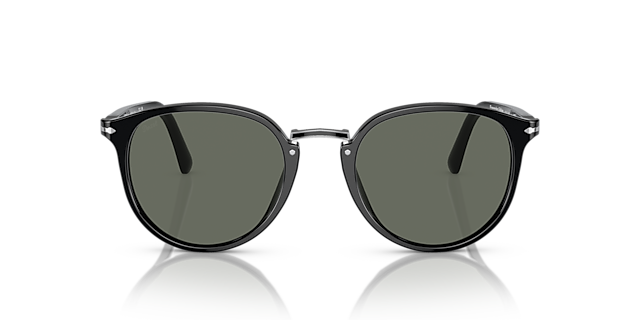 PO3210S Schwarz AcetatSunglass Frames von B24, Vorderansicht