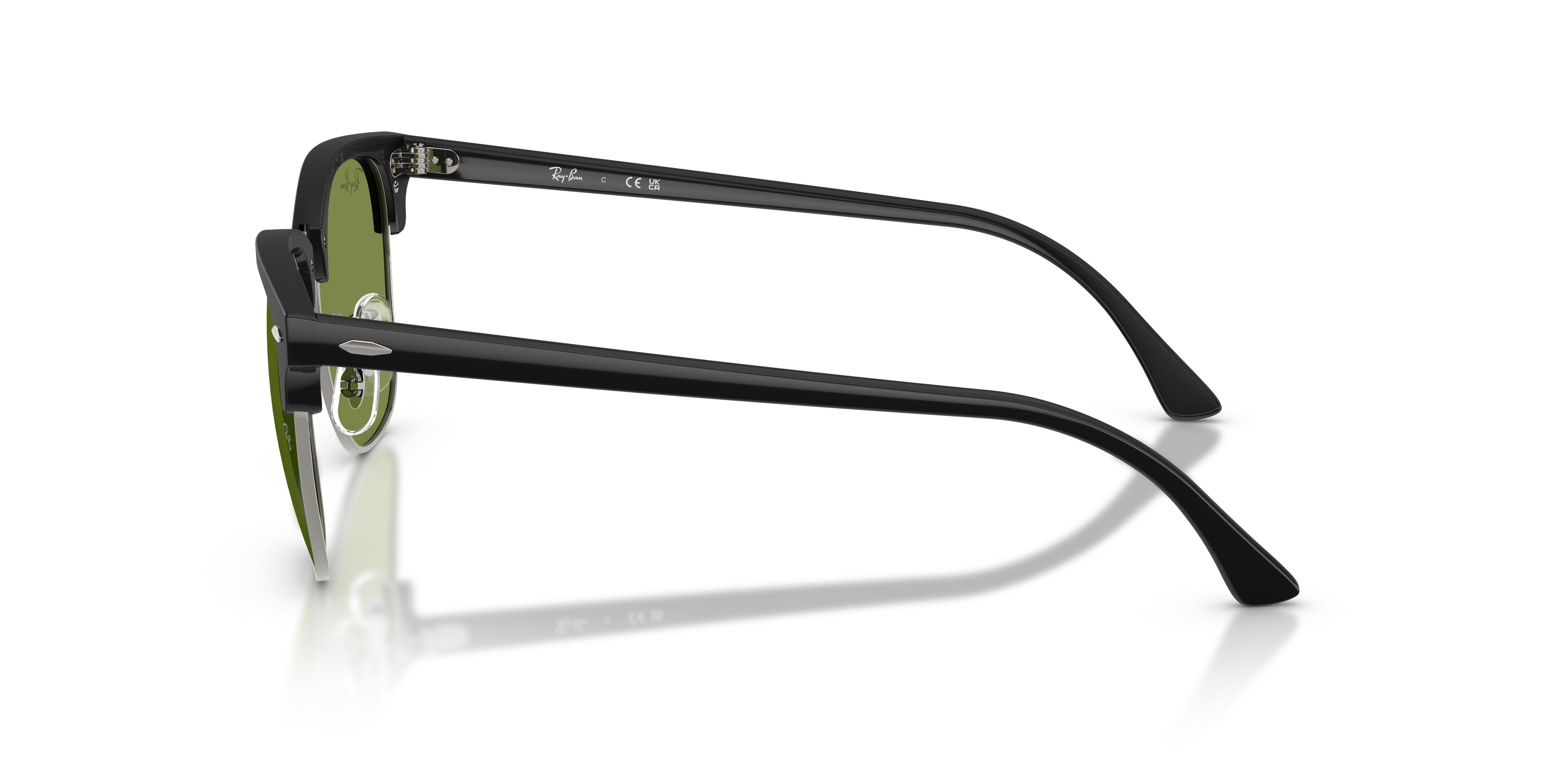 RB3016 Matte Black On Black AcetatSunglass Frames von B24, Seitenansicht